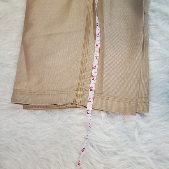 Vintage 90s Enyce Beige Brown Oiled Carpenter Jeans - Picture 8 of 10